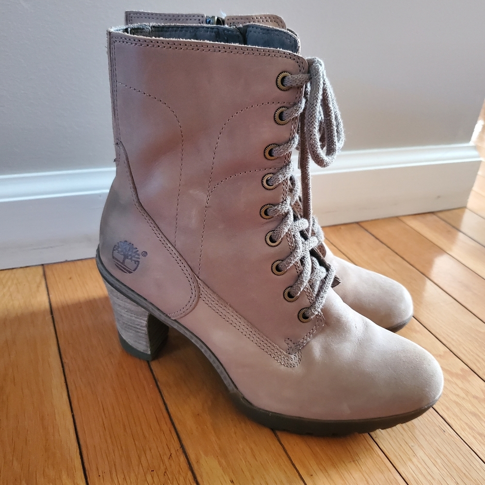 Timberland Stratham lace up heeled boots